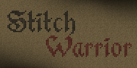 Stitch Warrior: Crafting Bold Digital Typography