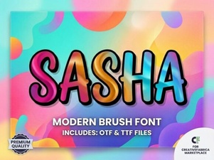 Sasha Font: Elegant & Modern Typography Design
