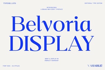Belvoria Font: Elegant Design for Creative Projects